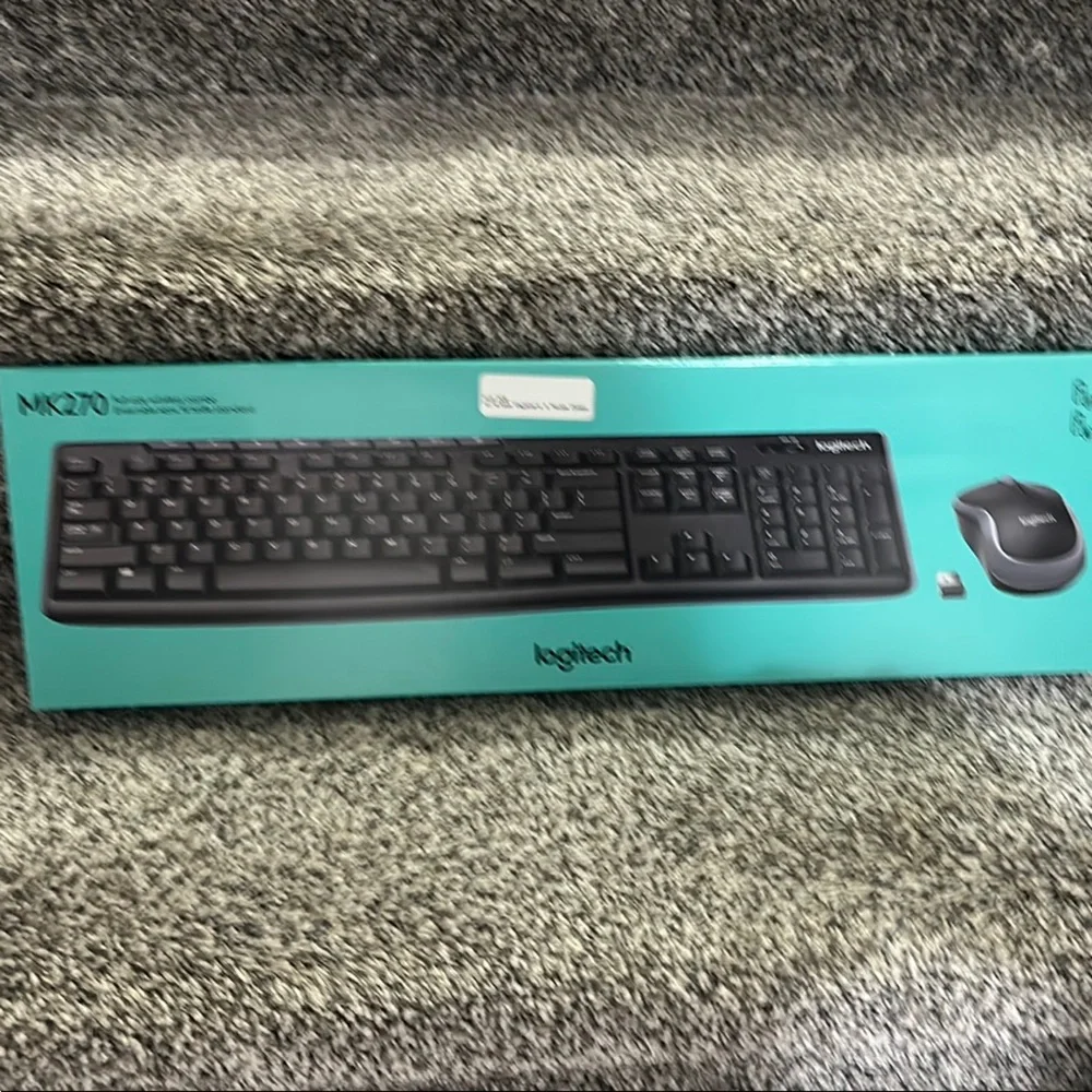 Logitech Black Wireless Keyboard and Mouse Combo
